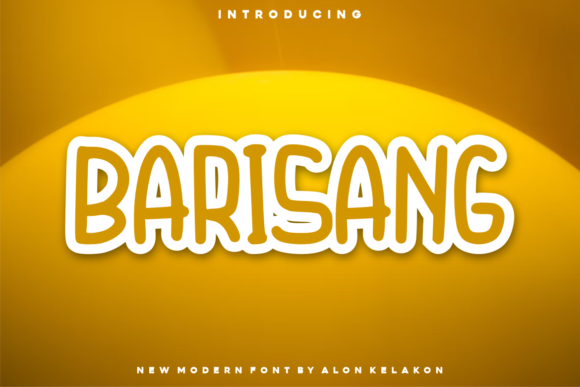 Barisang: A Bold Display Font for Your Most Important Messages
