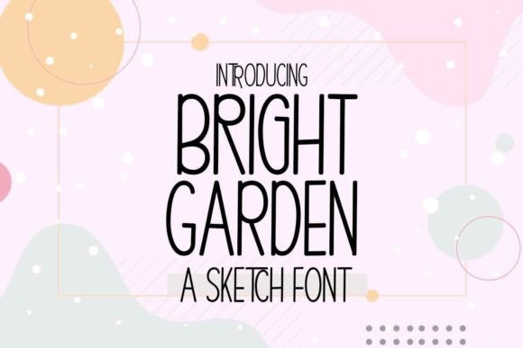 Bright Garden: A Font for Editorial Elegance