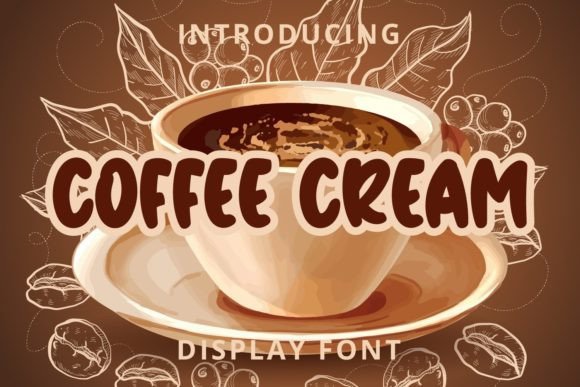 Coffee Cream: A Display Font for Playful Digital Brands
