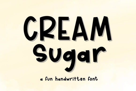 Cream Sugar: The Font for Memorable Marketing Headlines