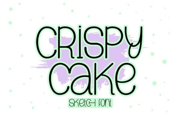 Crispy Cake Font: A Playful Display Font for Digital Projects