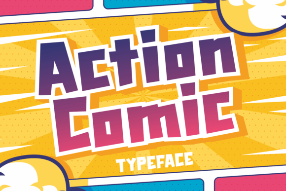 Elevate Your Digital Design with the Action Comic Font