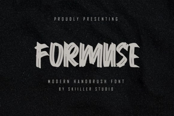 Formuse: A Display Font for Editorial Grace