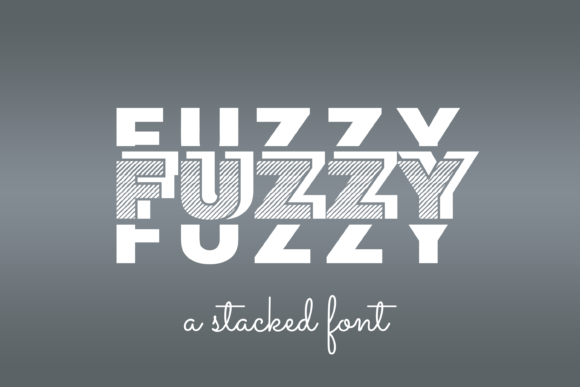 Fuzzy: A Playful Display Font for Building Your Brand