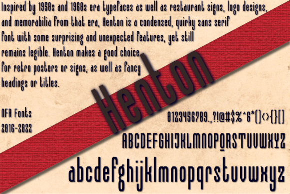 Henton: A Display Font That Actually Works in Campaigns