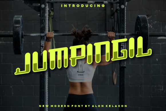 Jumpingil: A Bold and Playful Display Font for Branding