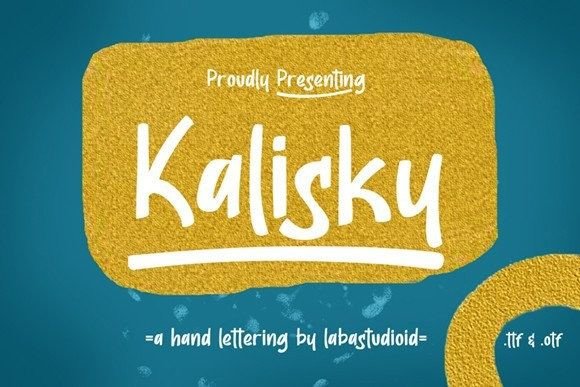 Kalisky: A Display Font That Builds Friendly Digital Brands