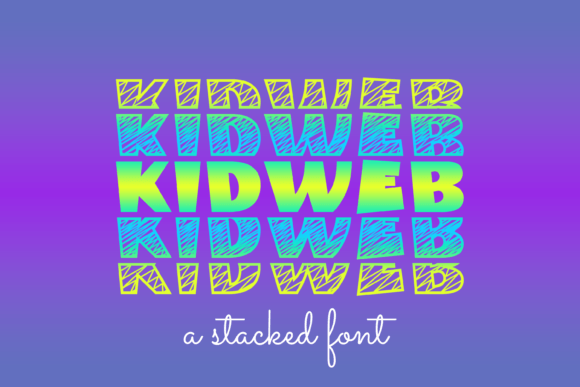 Kidweb: A Display Font for Editorial Personality and Readability