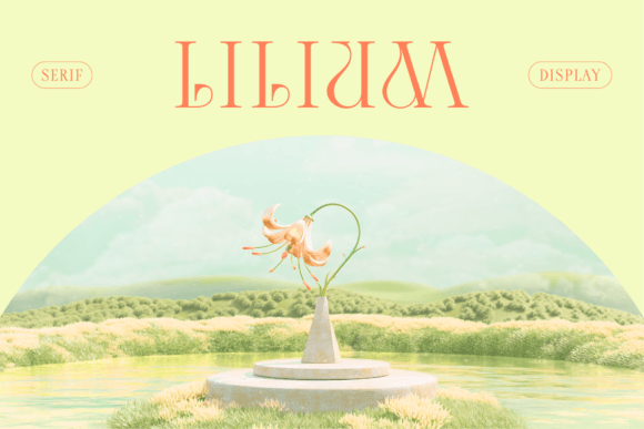 Lilium: A Display Font for Elegant Digital Communication