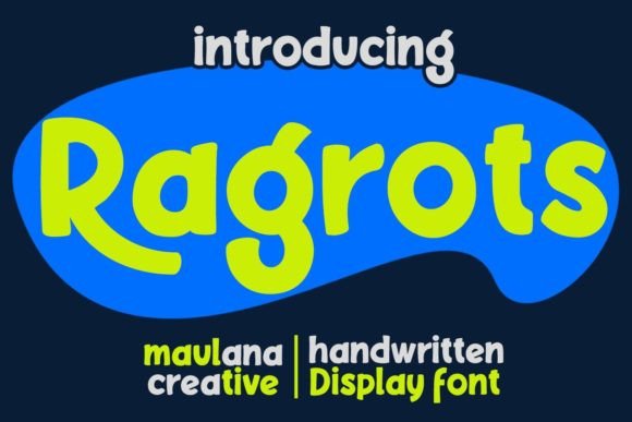 Ragrots: A Cartoon Font That Bounces Through Campaigns