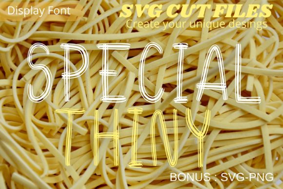 Special Thiny: A Display Font Designed for Modern Web Projects
