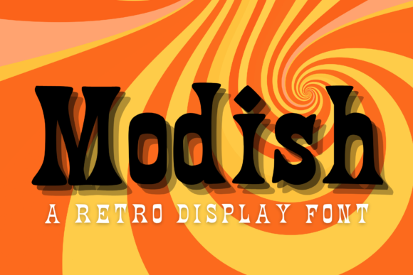 Testing Modish: A Retro Display Font for Vintage Branding