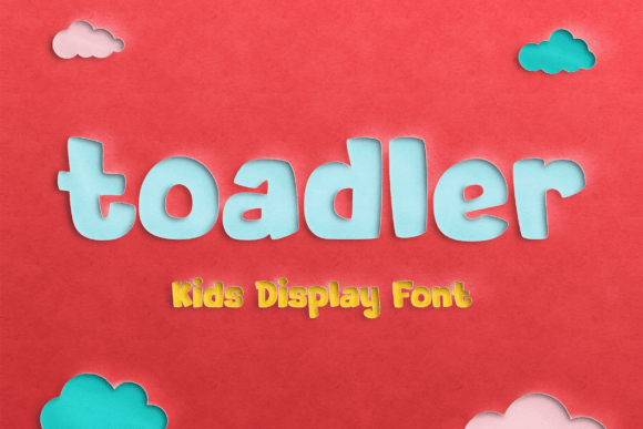 Toadler: A Friendly Display Font for Editorial Expression