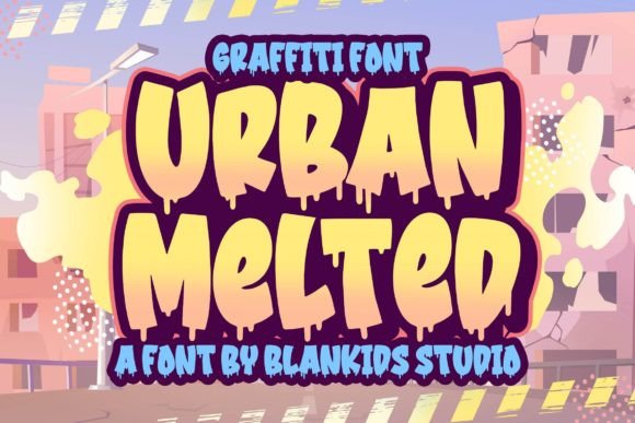 Urban Melted Font: My Go-To Display Typeface for Bold Campaigns